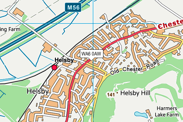 WA6 0AW map - OS VectorMap District (Ordnance Survey) WA6 0AW map - OS VectorMap District (Ordnance Survey)