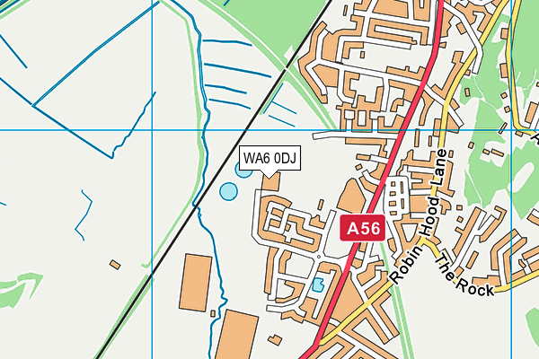 WA6 0DJ map - OS VectorMap District (Ordnance Survey) WA6 0DJ map - OS VectorMap District (Ordnance Survey)