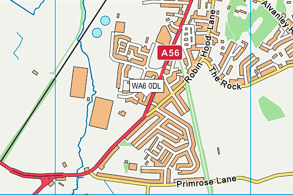 WA6 0DL map - OS VectorMap District (Ordnance Survey) WA6 0DL map - OS VectorMap District (Ordnance Survey)