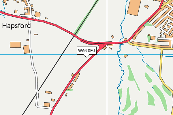 WA6 0EJ map - OS VectorMap District (Ordnance Survey) WA6 0EJ map - OS VectorMap District (Ordnance Survey)