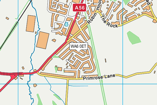WA6 0ET map - OS VectorMap District (Ordnance Survey) WA6 0ET map - OS VectorMap District (Ordnance Survey)