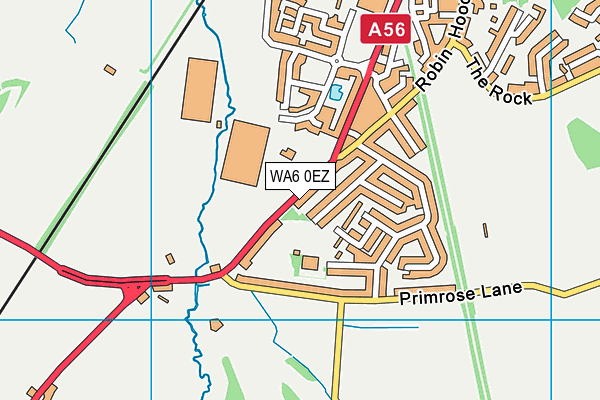 WA6 0EZ map - OS VectorMap District (Ordnance Survey) WA6 0EZ map - OS VectorMap District (Ordnance Survey)