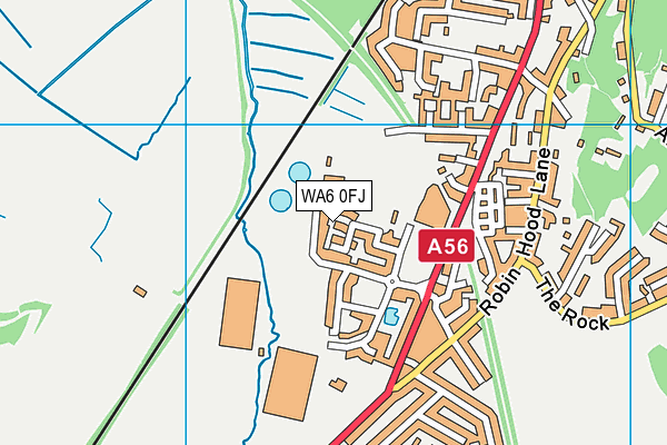 WA6 0FJ map - OS VectorMap District (Ordnance Survey) WA6 0FJ map - OS VectorMap District (Ordnance Survey)