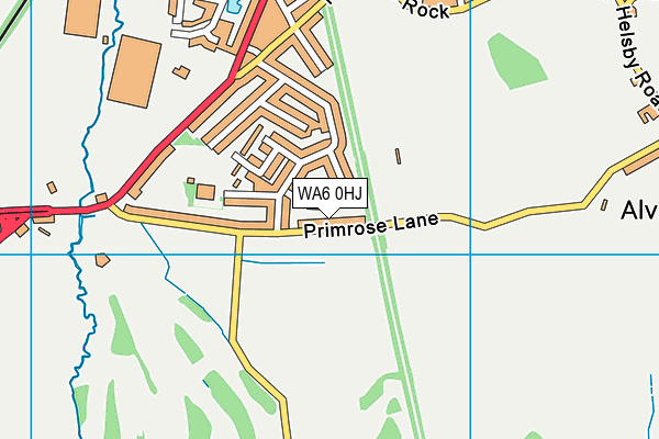 WA6 0HJ map - OS VectorMap District (Ordnance Survey) WA6 0HJ map - OS VectorMap District (Ordnance Survey)