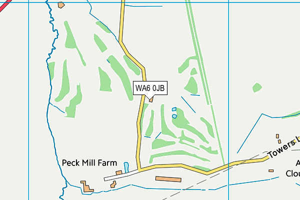WA6 0JB map - OS VectorMap District (Ordnance Survey) WA6 0JB map - OS VectorMap District (Ordnance Survey)