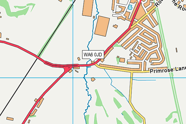 WA6 0JD map - OS VectorMap District (Ordnance Survey) WA6 0JD map - OS VectorMap District (Ordnance Survey)