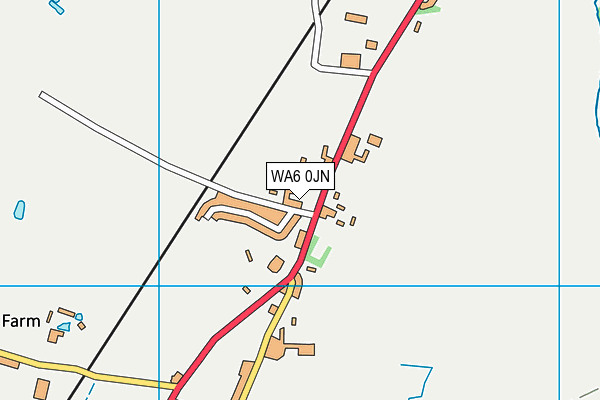 WA6 0JN map - OS VectorMap District (Ordnance Survey) WA6 0JN map - OS VectorMap District (Ordnance Survey)