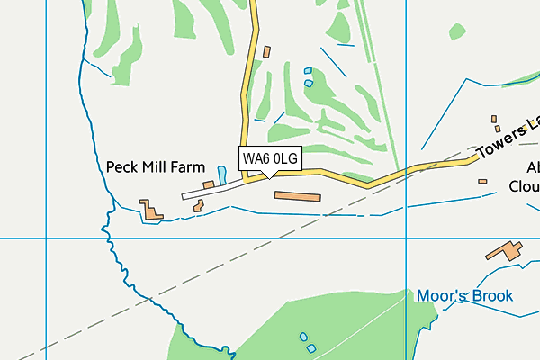 WA6 0LG map - OS VectorMap District (Ordnance Survey) WA6 0LG map - OS VectorMap District (Ordnance Survey)