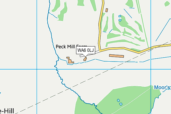 WA6 0LJ map - OS VectorMap District (Ordnance Survey) WA6 0LJ map - OS VectorMap District (Ordnance Survey)