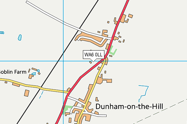 WA6 0LL map - OS VectorMap District (Ordnance Survey) WA6 0LL map - OS VectorMap District (Ordnance Survey)