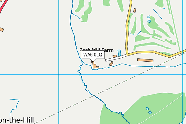 WA6 0LQ map - OS VectorMap District (Ordnance Survey) WA6 0LQ map - OS VectorMap District (Ordnance Survey)