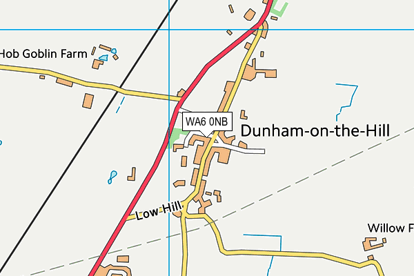 WA6 0NB map - OS VectorMap District (Ordnance Survey) WA6 0NB map - OS VectorMap District (Ordnance Survey)