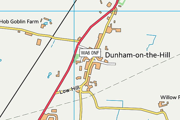 WA6 0NF map - OS VectorMap District (Ordnance Survey) WA6 0NF map - OS VectorMap District (Ordnance Survey)