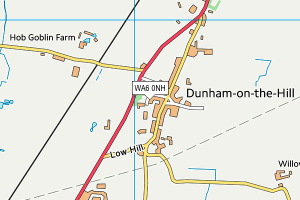 WA6 0NH map - OS VectorMap District (Ordnance Survey)