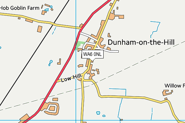 WA6 0NL map - OS VectorMap District (Ordnance Survey)