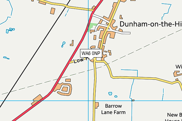 WA6 0NP map - OS VectorMap District (Ordnance Survey) WA6 0NP map - OS VectorMap District (Ordnance Survey)