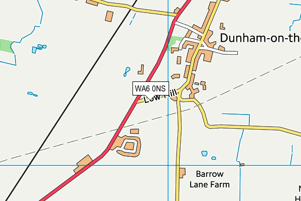 WA6 0NS map - OS VectorMap District (Ordnance Survey) WA6 0NS map - OS VectorMap District (Ordnance Survey)