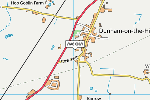 WA6 0NW map - OS VectorMap District (Ordnance Survey) WA6 0NW map - OS VectorMap District (Ordnance Survey)