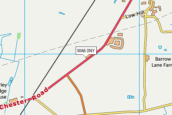 WA6 0NY map - OS VectorMap District (Ordnance Survey) WA6 0NY map - OS VectorMap District (Ordnance Survey)