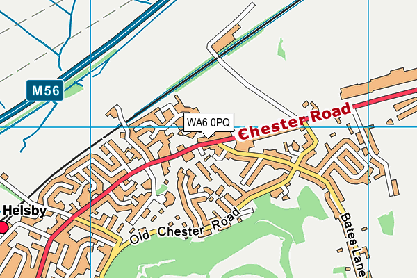 WA6 0PQ map - OS VectorMap District (Ordnance Survey) WA6 0PQ map - OS VectorMap District (Ordnance Survey)