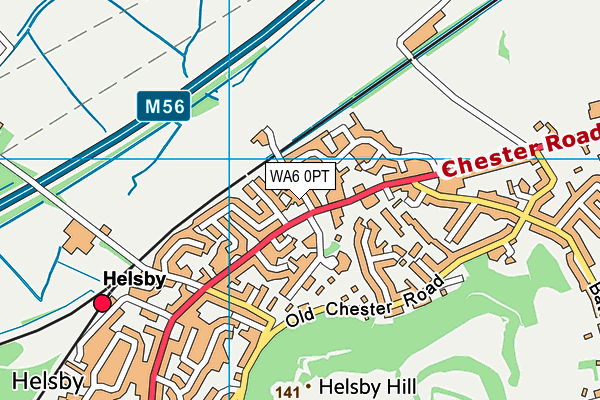 WA6 0PT map - OS VectorMap District (Ordnance Survey) WA6 0PT map - OS VectorMap District (Ordnance Survey)