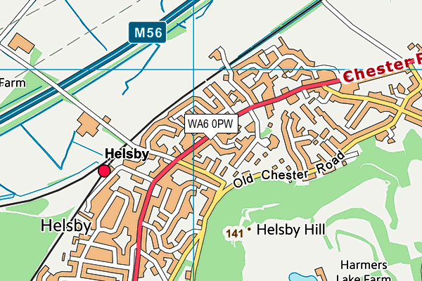 WA6 0PW map - OS VectorMap District (Ordnance Survey) WA6 0PW map - OS VectorMap District (Ordnance Survey)