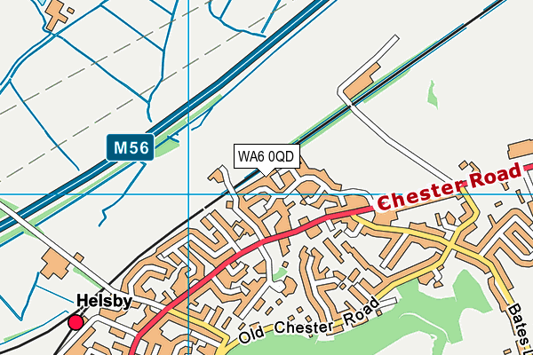 WA6 0QD map - OS VectorMap District (Ordnance Survey) WA6 0QD map - OS VectorMap District (Ordnance Survey)
