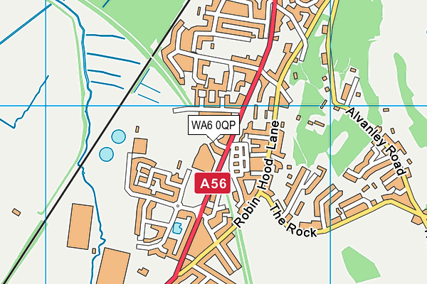 WA6 0QP map - OS VectorMap District (Ordnance Survey) WA6 0QP map - OS VectorMap District (Ordnance Survey)