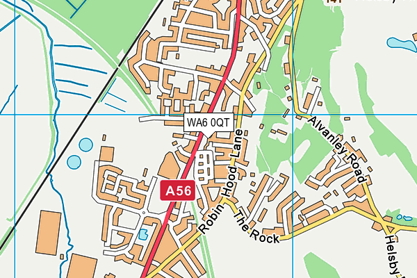WA6 0QT map - OS VectorMap District (Ordnance Survey) WA6 0QT map - OS VectorMap District (Ordnance Survey)