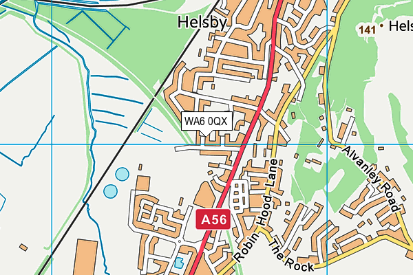 WA6 0QX map - OS VectorMap District (Ordnance Survey) WA6 0QX map - OS VectorMap District (Ordnance Survey)