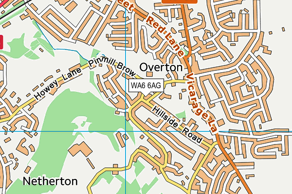 WA6 6AG map - OS VectorMap District (Ordnance Survey) WA6 6AG map - OS VectorMap District (Ordnance Survey)