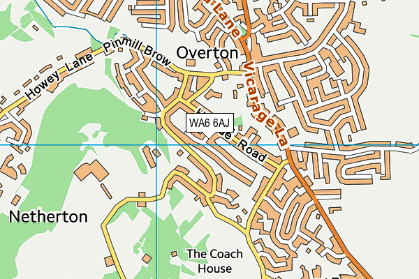 WA6 6AJ map - OS VectorMap District (Ordnance Survey) WA6 6AJ map - OS VectorMap District (Ordnance Survey)