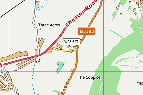 WA6 6AT map - OS VectorMap District (Ordnance Survey) WA6 6AT map - OS VectorMap District (Ordnance Survey)