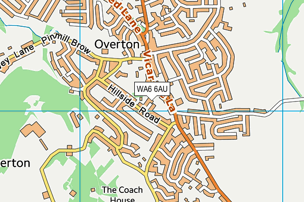 WA6 6AU map - OS VectorMap District (Ordnance Survey) WA6 6AU map - OS VectorMap District (Ordnance Survey)