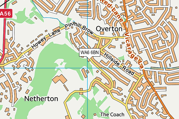 WA6 6BN map - OS VectorMap District (Ordnance Survey) WA6 6BN map - OS VectorMap District (Ordnance Survey)