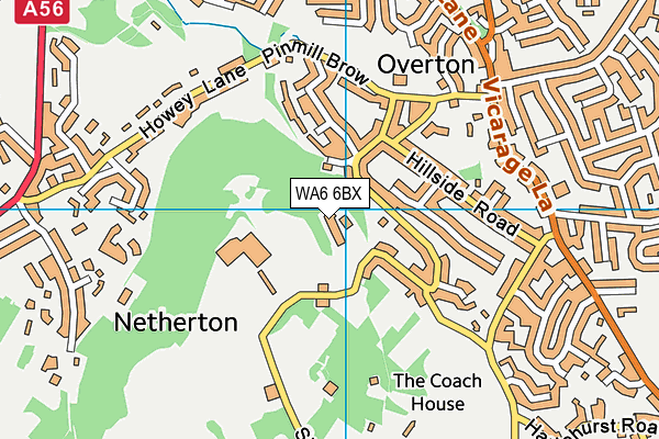 WA6 6BX map - OS VectorMap District (Ordnance Survey) WA6 6BX map - OS VectorMap District (Ordnance Survey)
