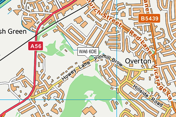 WA6 6DE map - OS VectorMap District (Ordnance Survey) WA6 6DE map - OS VectorMap District (Ordnance Survey)