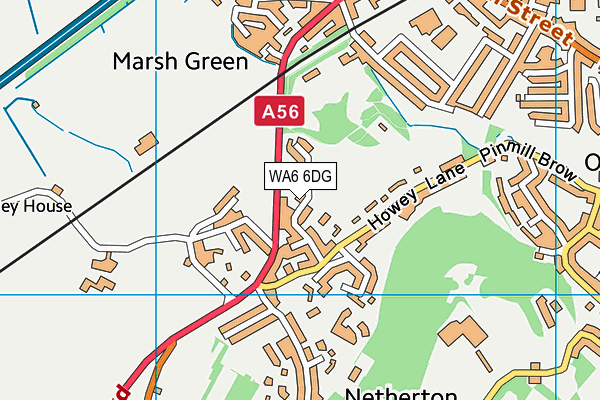 WA6 6DG map - OS VectorMap District (Ordnance Survey) WA6 6DG map - OS VectorMap District (Ordnance Survey)