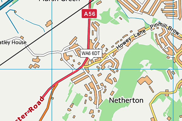 WA6 6DT map - OS VectorMap District (Ordnance Survey) WA6 6DT map - OS VectorMap District (Ordnance Survey)