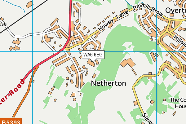 WA6 6EG map - OS VectorMap District (Ordnance Survey) WA6 6EG map - OS VectorMap District (Ordnance Survey)