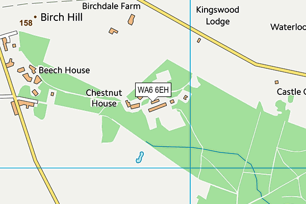 WA6 6EH map - OS VectorMap District (Ordnance Survey) WA6 6EH map - OS VectorMap District (Ordnance Survey)