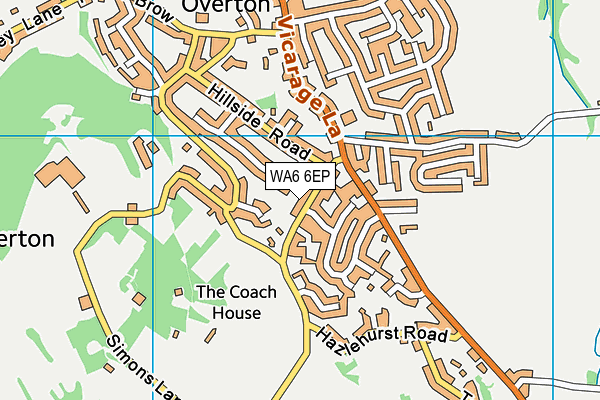 WA6 6EP map - OS VectorMap District (Ordnance Survey) WA6 6EP map - OS VectorMap District (Ordnance Survey)
