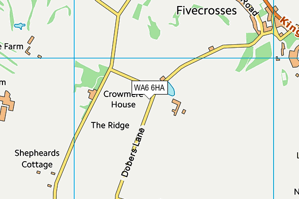 WA6 6HA map - OS VectorMap District (Ordnance Survey) WA6 6HA map - OS VectorMap District (Ordnance Survey)