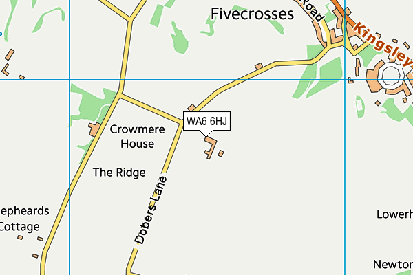 WA6 6HJ map - OS VectorMap District (Ordnance Survey) WA6 6HJ map - OS VectorMap District (Ordnance Survey)