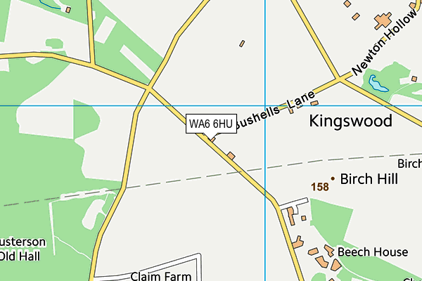 WA6 6HU map - OS VectorMap District (Ordnance Survey) WA6 6HU map - OS VectorMap District (Ordnance Survey)