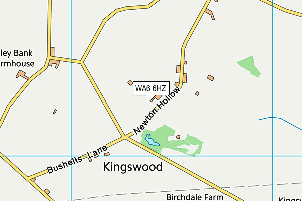 WA6 6HZ map - OS VectorMap District (Ordnance Survey) WA6 6HZ map - OS VectorMap District (Ordnance Survey)