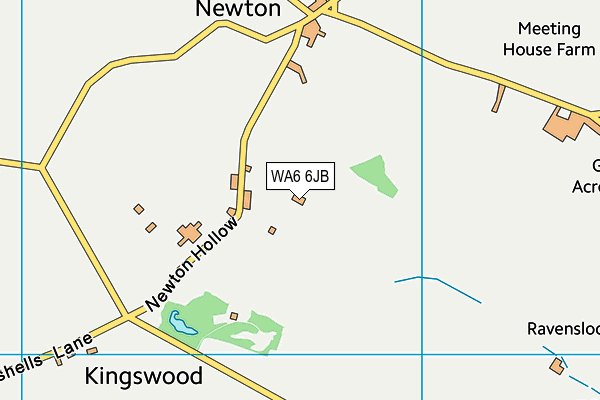 WA6 6JB map - OS VectorMap District (Ordnance Survey) WA6 6JB map - OS VectorMap District (Ordnance Survey)