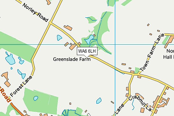 WA6 6LH map - OS VectorMap District (Ordnance Survey) WA6 6LH map - OS VectorMap District (Ordnance Survey)