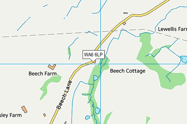 WA6 6LP map - OS VectorMap District (Ordnance Survey) WA6 6LP map - OS VectorMap District (Ordnance Survey)