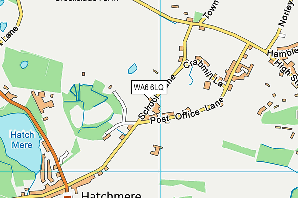 WA6 6LQ map - OS VectorMap District (Ordnance Survey) WA6 6LQ map - OS VectorMap District (Ordnance Survey)